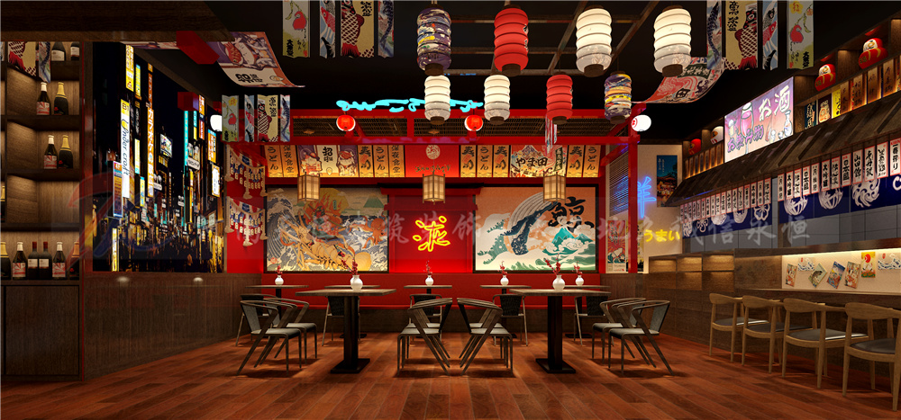 瀧川深夜食堂日料店山東淄博店設(shè)計